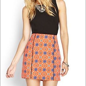 🧡Forever 21 🧡Orange Mini Skirt🧡